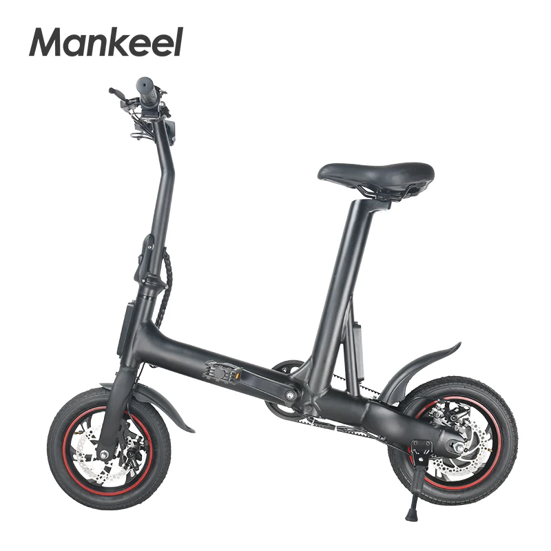 Mankeel 12 inch foldable electric bike 350w folding ebike hidden battery folding electric bicycle