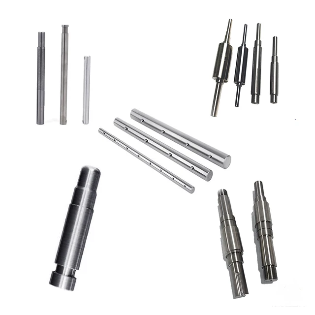 Custom cnc turning parts stainless steel cnc turning long bearing shafts rods cnc lathe hard metal shafts