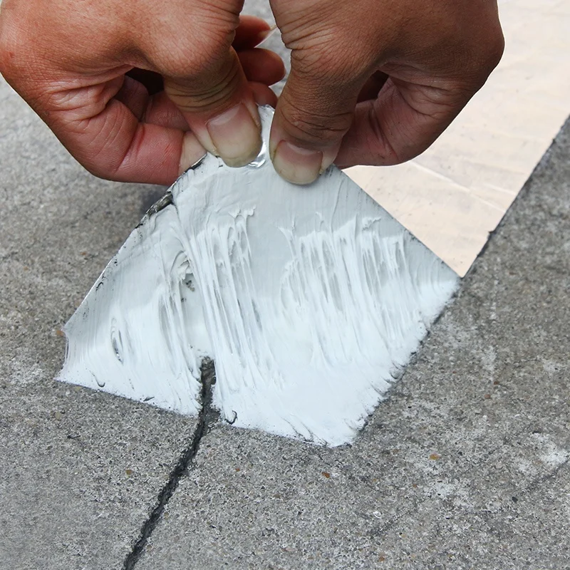 
Mileqi high quality aluminum foil butyl rubber mastic adhesive waterproof sealing sealant tape for roof leak and insulation 