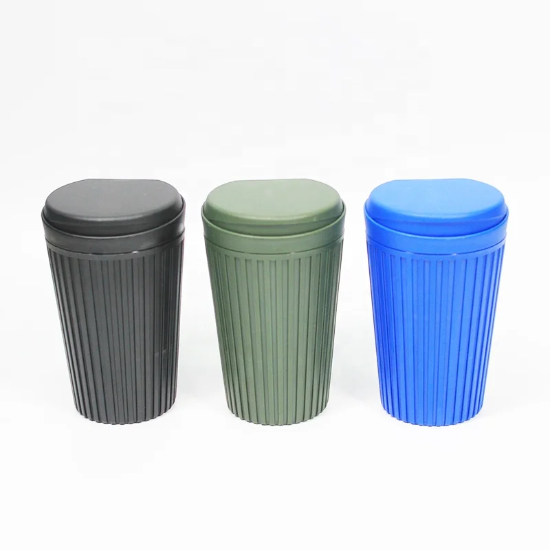 UKETA patented waste bin design customized logo creative shape plastic windproof car ashtray