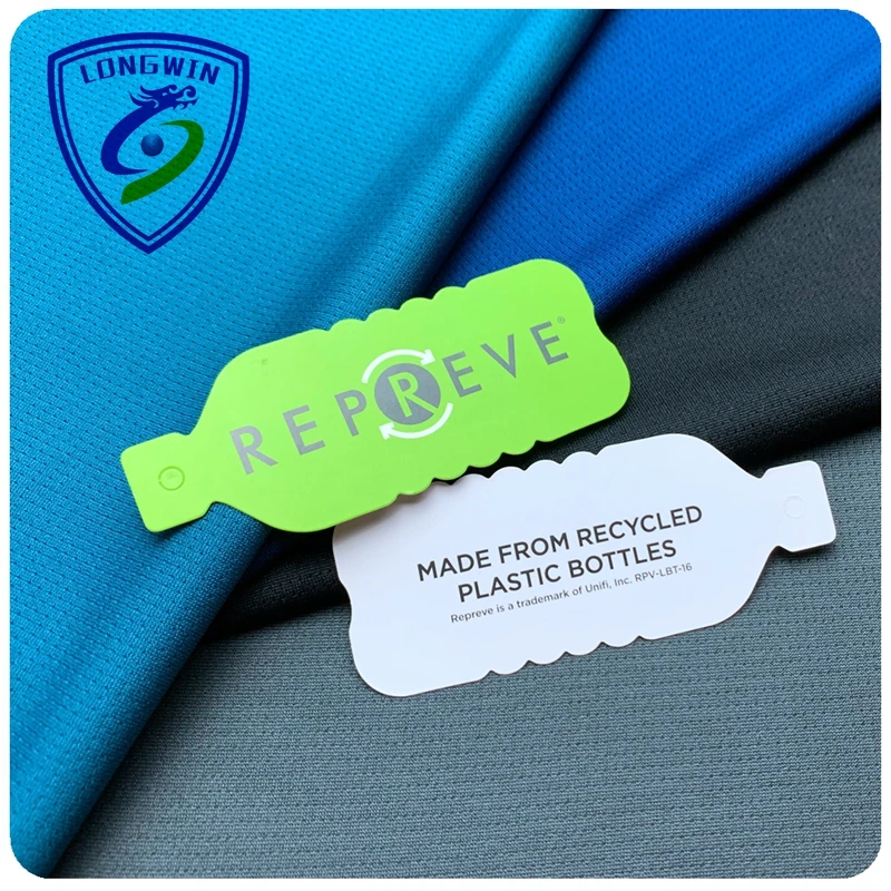 Экологически чистая Полиэстеровая микроклетчатая сетчатая трикотажная переработанная ткань