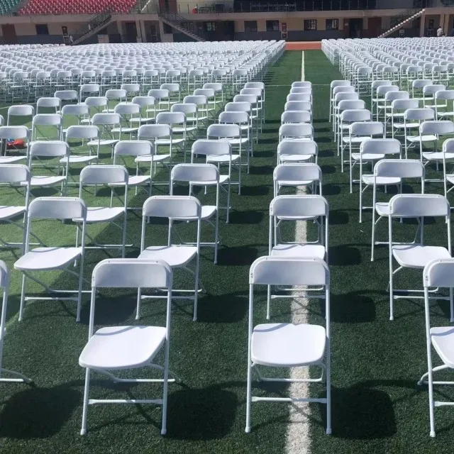 wholesale best cheap foldable modern portable plastic white resin metal legs outdoor folding home office chairs for events