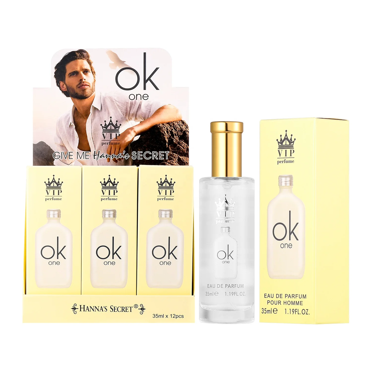 2024 best selling long lasting 35ml EDP wholesale perfume for daily use