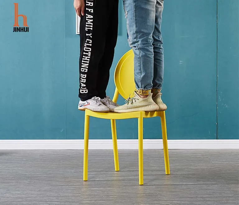 Pp Black Kitchen Furniture Leisure Dining Garden Plastic Chairs For Sale