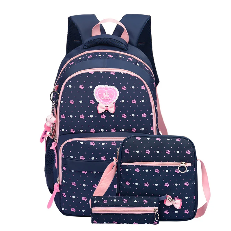 Bag For Girls Kids Backpack Lunch Set Children With Girl Boys Pack Back Boy Student And Women 3 Unicorn New In 2022 School Bags
