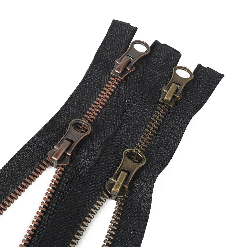 Double Customize Zip Open-End Two Way Zipper Metal Zippers For Sale