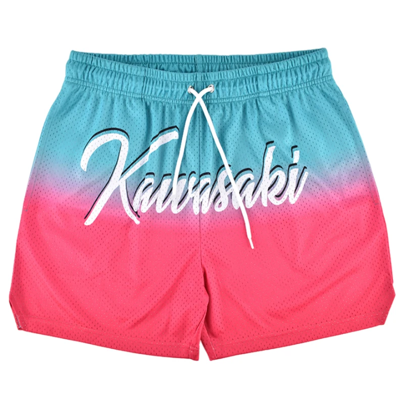 Quick Dry All Over Printing Polyester Mesh Shorts Custom Digital Sublimated Logo Street Style Basketball Shorts