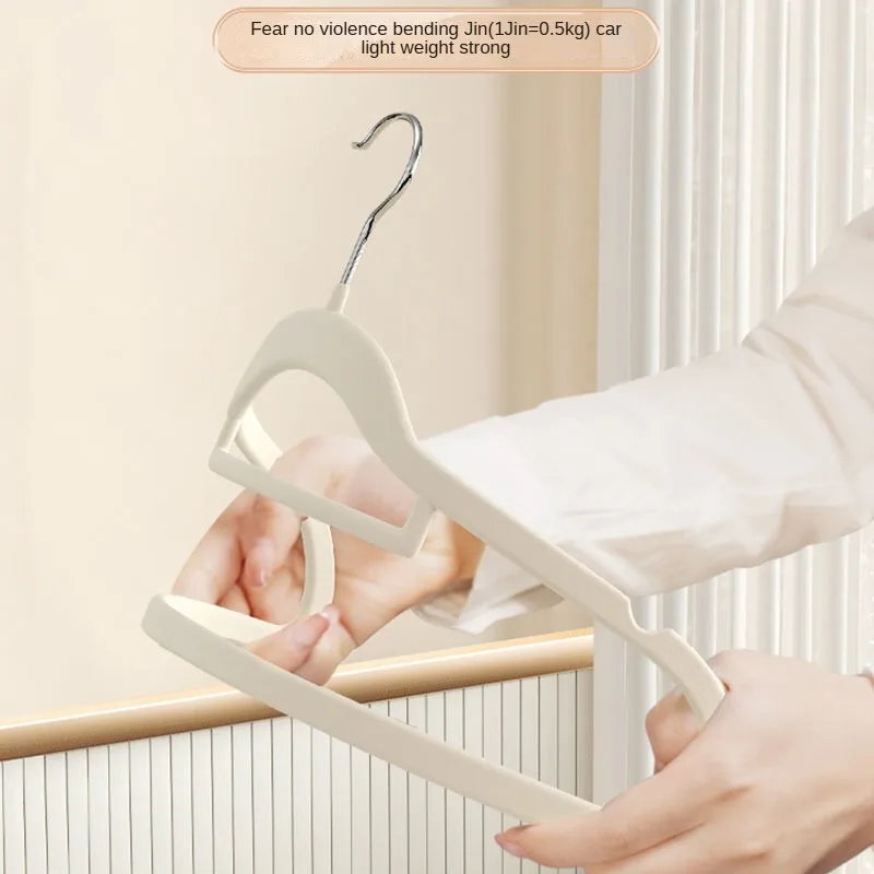 Dual-Purpose Dry Wet Rotatable Drying Racks Traceless Flocking Flannel Home Hanging Clothing Organizer Anti-Slip Non-Mark