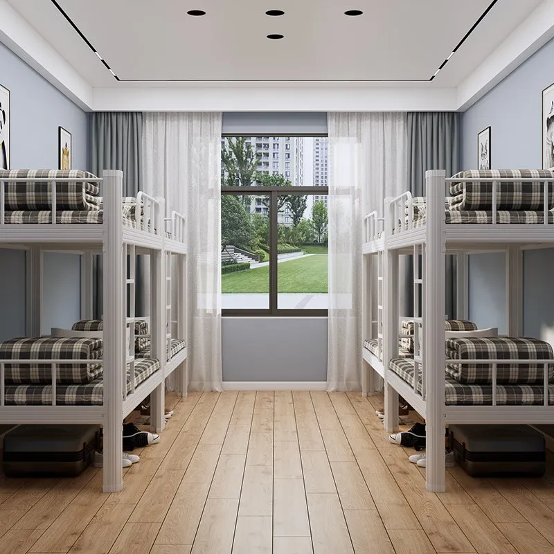Multifunction Multi-Model Metal Bed Frame School Dormitory Use Double Decker Bunk Bed For Student