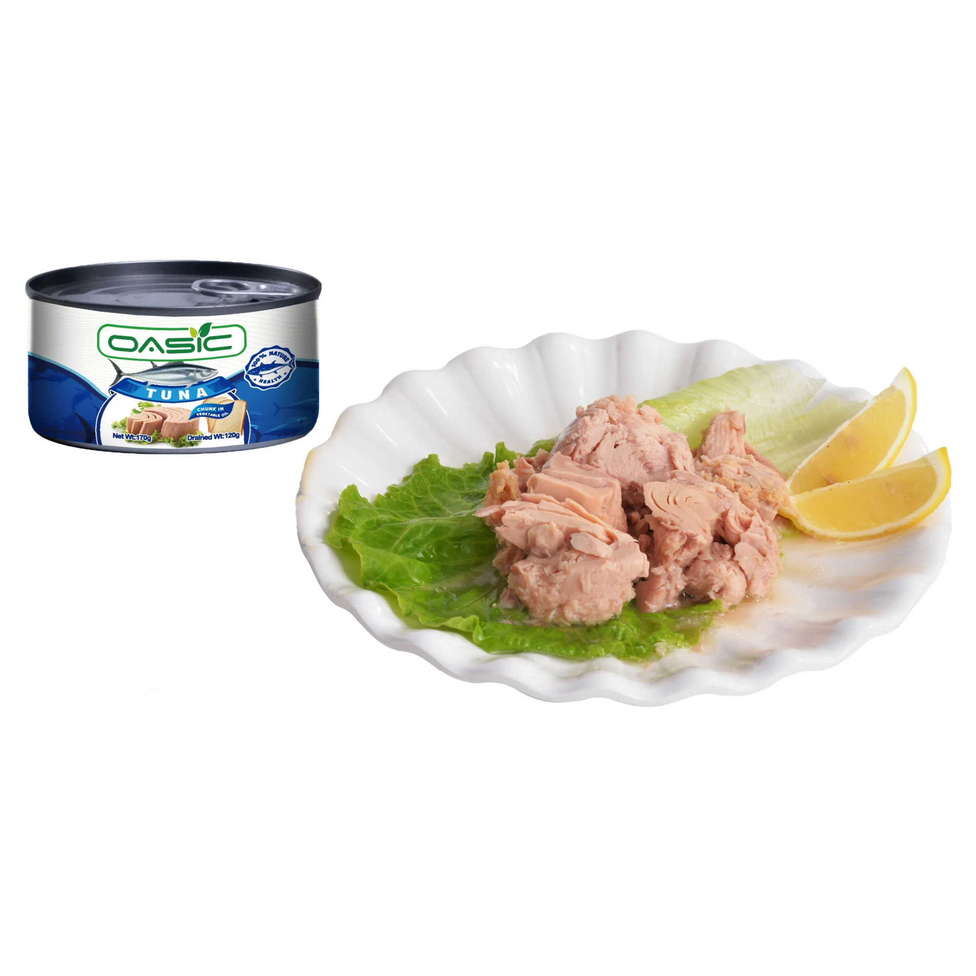 Premium Natural Tuna Meat in Oil Wholesale Canned Tuna with Easy Open Lid