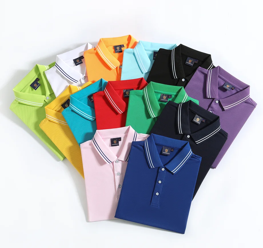 Wholesale Personalized Custom Polo Shirt High Quality Mens Custom Embroidered Or Print Logo T Shirt Women Polo T Shirt