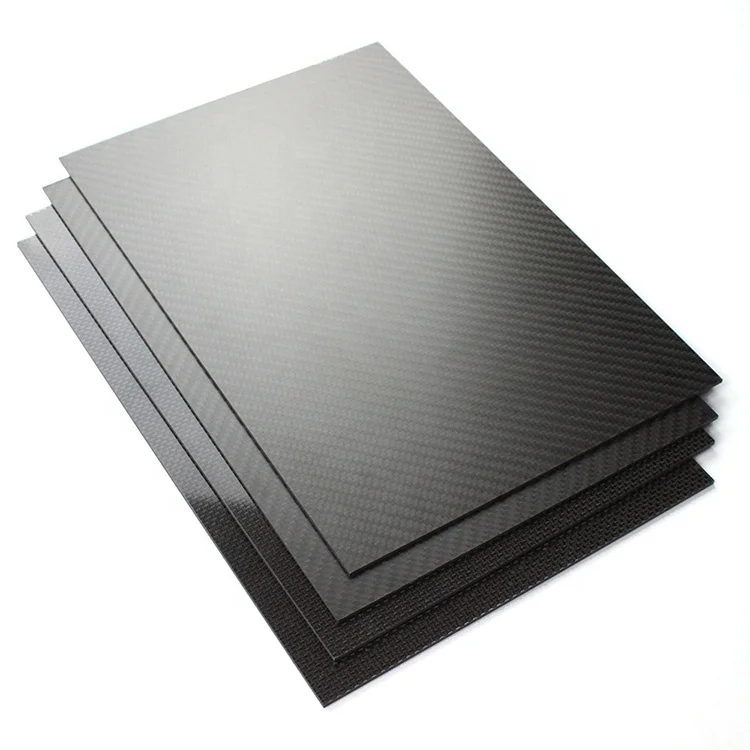 
cheap price carbon fiber plate 2.0mm high quality pure carbon fiber sheets with CNC cutting 