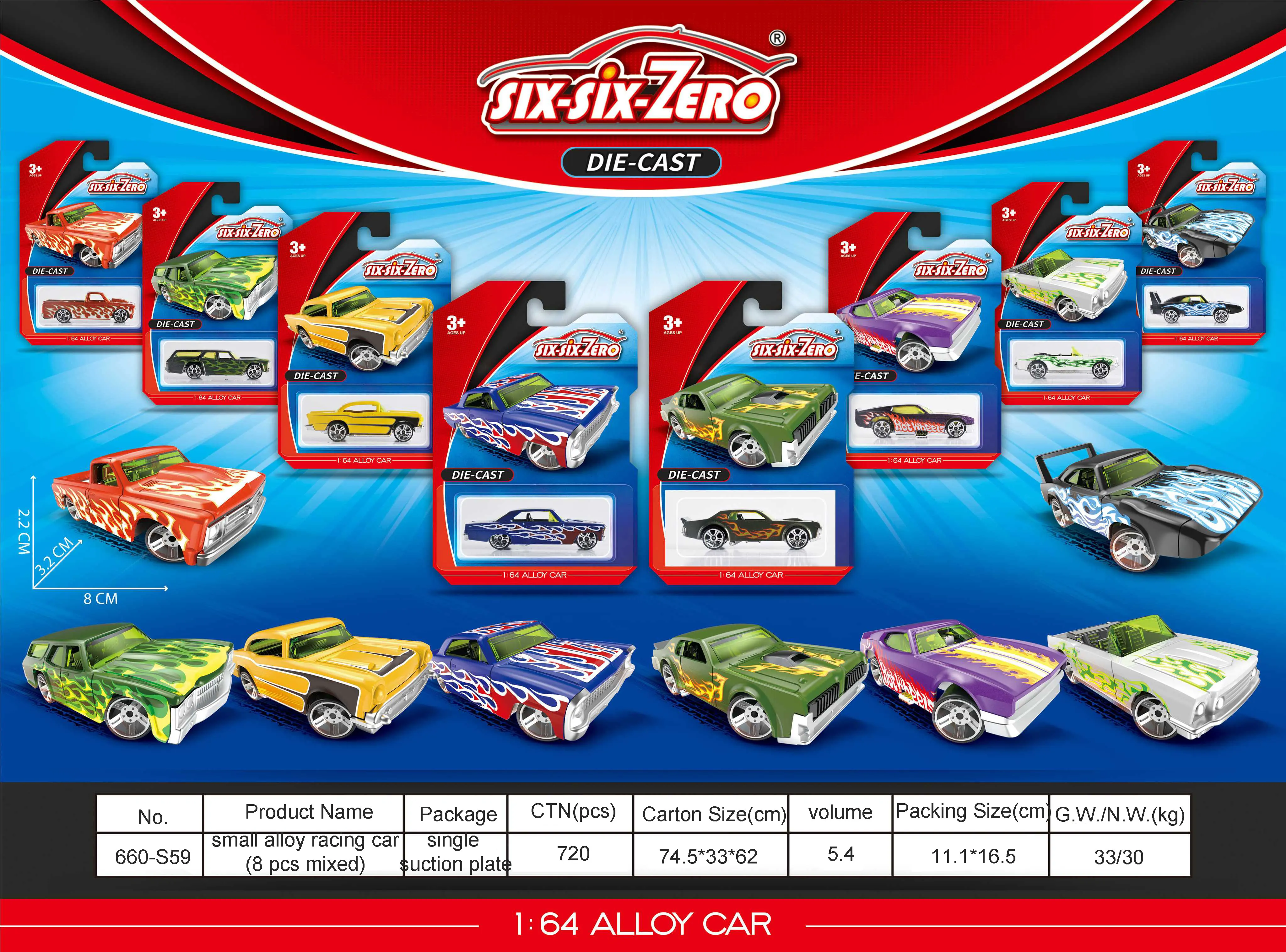 Newest style kids 1:64 alloy sports car small scale metal diecast model car toys