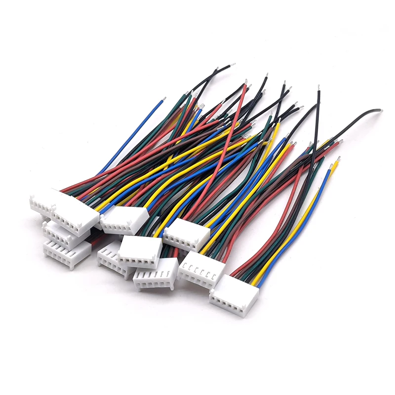 Factory Custom Cheap Wiring Harness  6Pin Mo lex  2.54mm Pitch Connector Electronic Cable Assembly Wire Harness