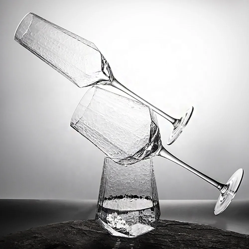 Wholesale popular metal red wine glass goblet custom wine glasses wine glasses