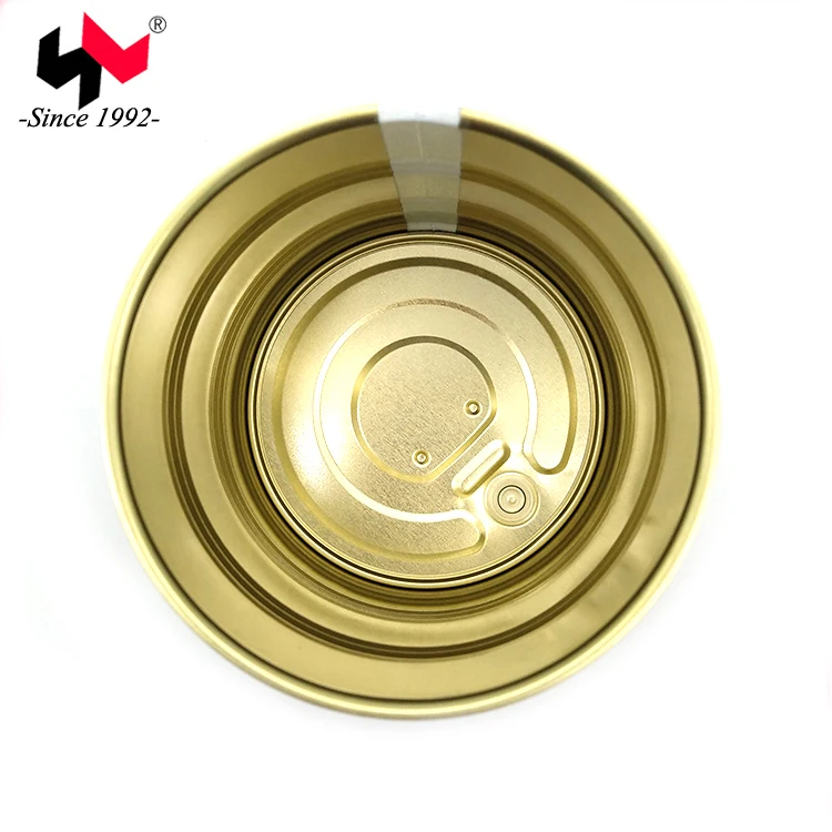 Hot selling empty easy open food tinplate cans for fruit canned food