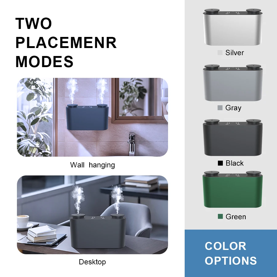 CNUS X4Twins Home Office Use Fragrance Dispenser Wall Mounted Smart App Control Aroma Scent Diffuser Machine