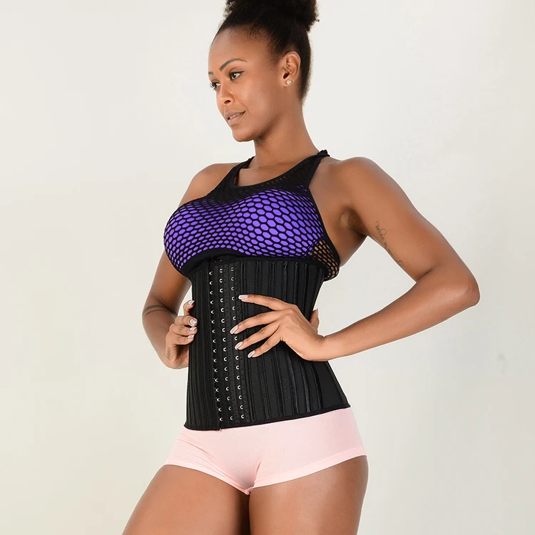 Выполненный на заказ XS-6XL 25 со стальными косточками большой крюк латекс корректирует фигур дышащий