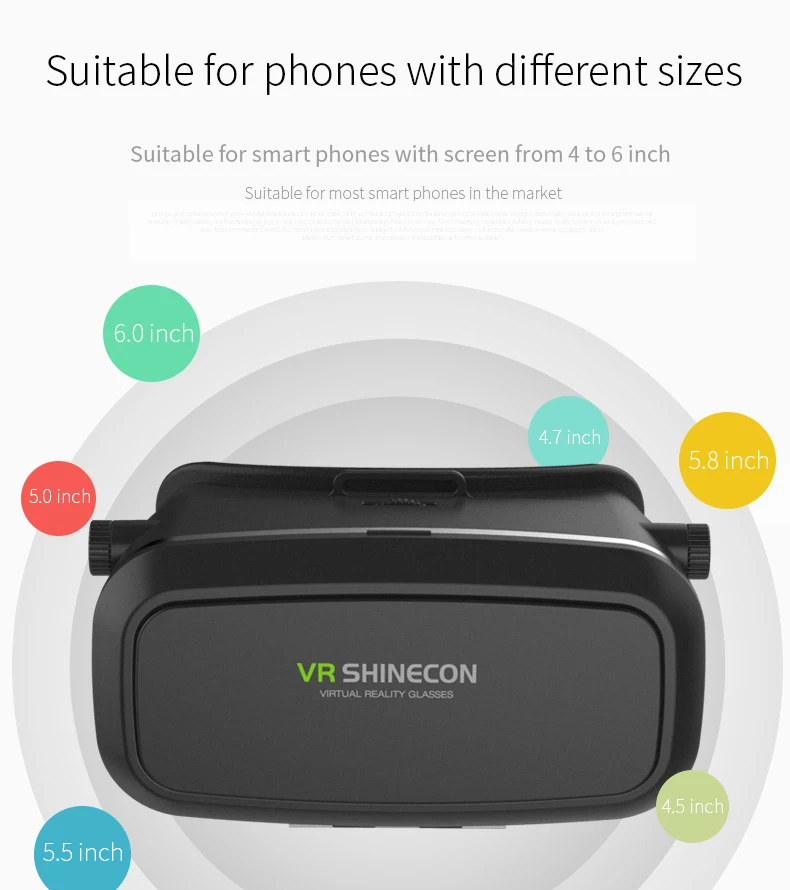 Blue Ray Resistance Panorama VR Headset Case Phone VR Box For Mobile