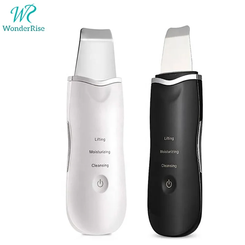 Sonic Facial Dead Skin Cleaning Ultrasound Face Spatula Peeling Machine Blackhead Remover Ion Ultrasonic Skin Scrubber