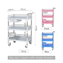 Clinic Apparatuses ABS Emergency Cart Equipment Mobile Hospital Laptop Treatment Monitor Medical Trolley Price