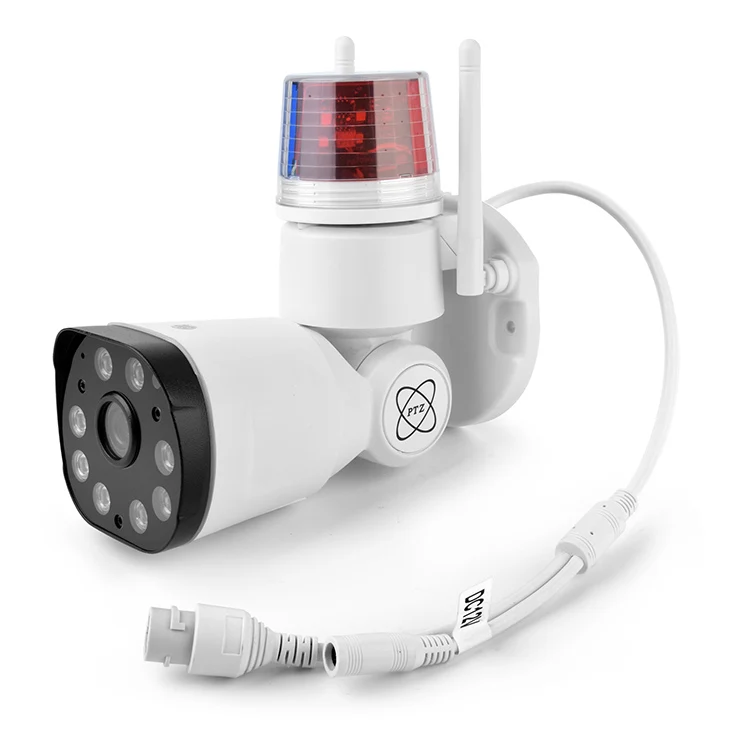 Lyailot Tuya Smart Life HD Waterproof Outdoor IP Cameras P2P WiFi Security Camera Surveillance Flash Lamp PTZ Camera