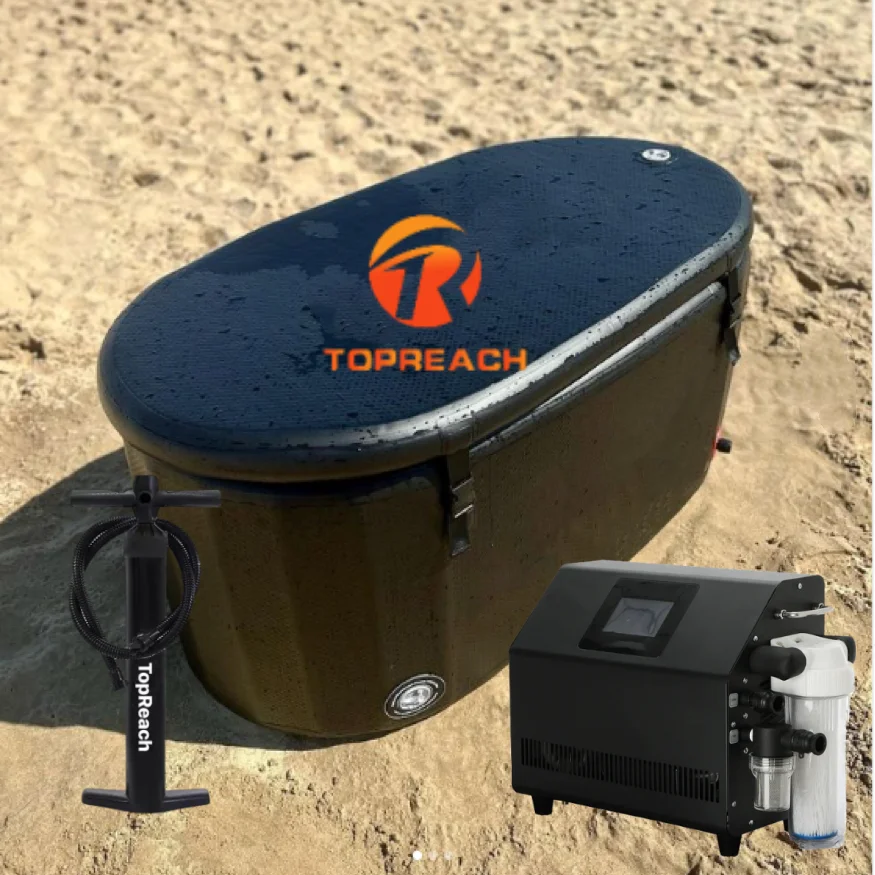 Customized Portable Ice Baths inflatable ice bath tub cold plunge ice bath with chille for sale Use after exercise