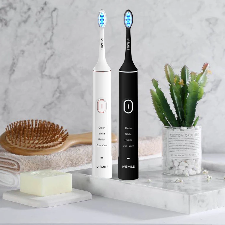 IVISMILE 2021 новый дизайн Лучшее качество OEM частная марка 4 модели перезаряжаемая светодиодная электрическая зубная щетка