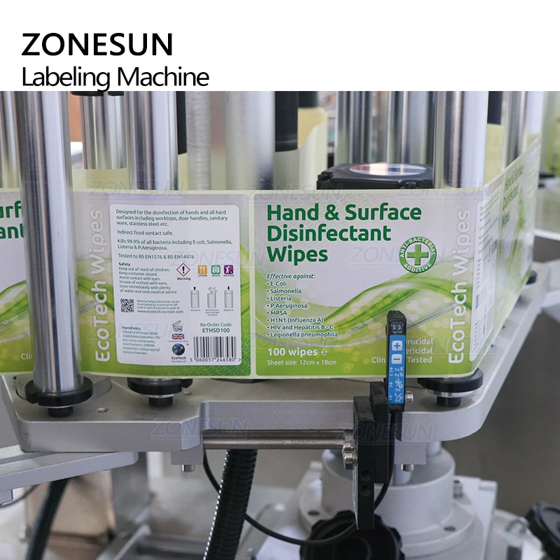 ZONESUN ZS-TB600T плоская квадратная наклейка самоклеящаяся прямоугольная бутылка трехсторонняя маркировка аппликатор автоматическое