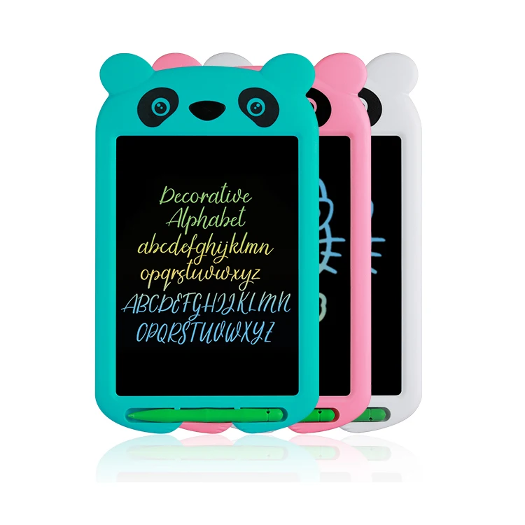wholesale price 8.5inch cartoon doodle board magnetic drawing board toy led kids writing tablet