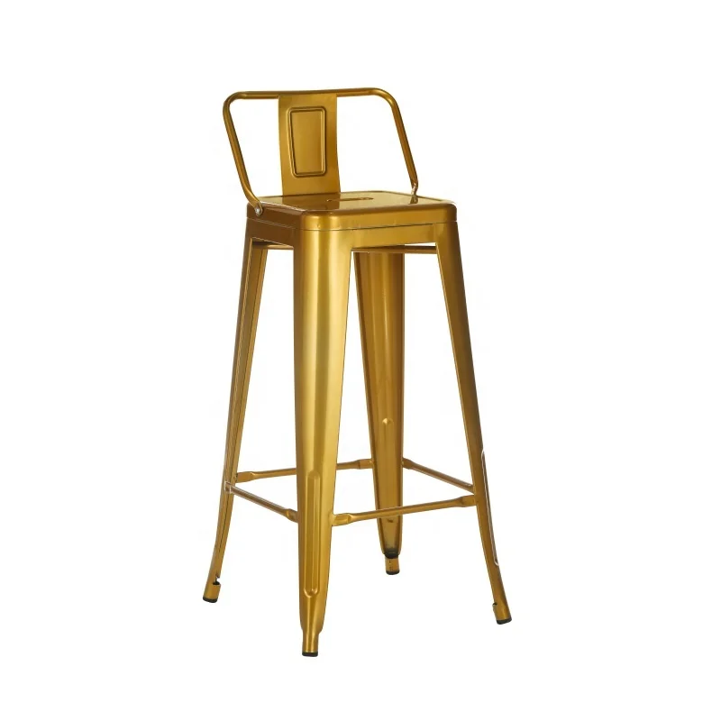 2023 hot sales and popular gold bar chair stool metal stool for dining room for outdoor