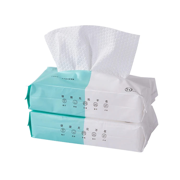 Disposable removable lazy rag kitchen special paper dish cloth thickened absorbent washable dish towel dry wet towel