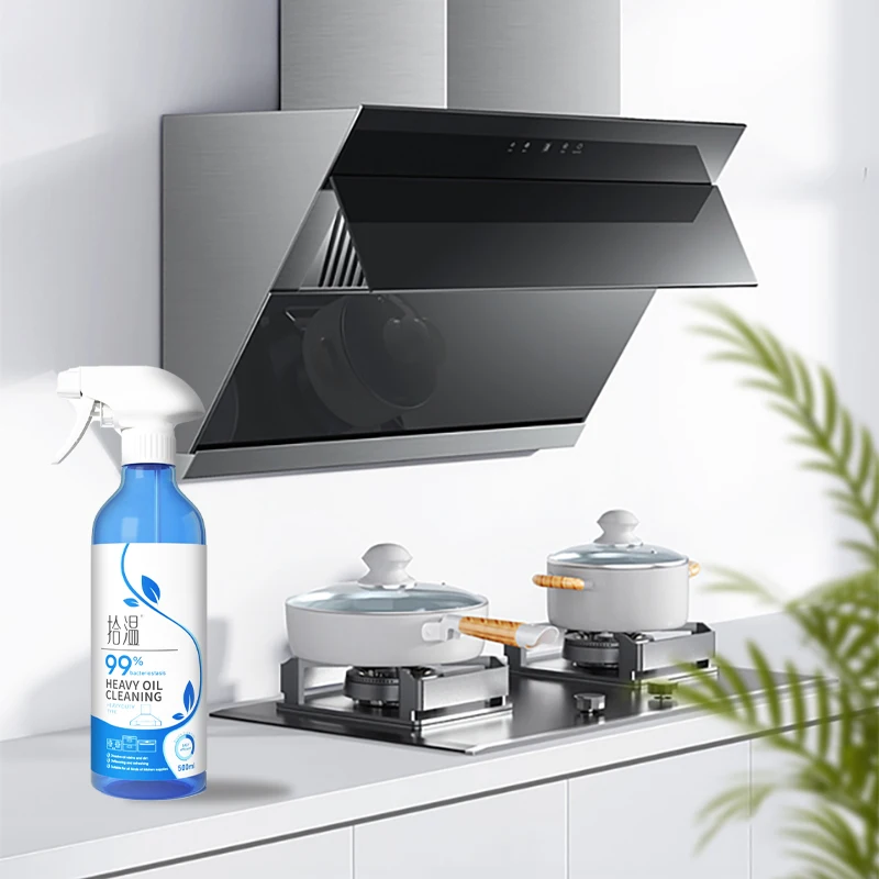 Hot Sale Large Capacity Kitchen Foaming Cleaner Spray Efficient Oil Removal Powerful Oil Stain Cleaners