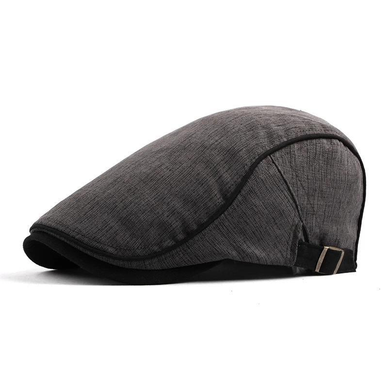 Wholesale classic Fashion Polyester Cotton Newsboy Painter Beret Hat  Custom Ivy Caps For Men