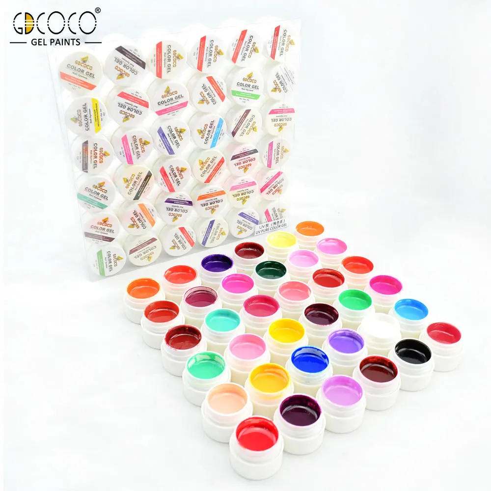 GDCOCO UV Gel New 2020 Nail Art Tips Design Manicure 5ml  UV LED Soak Off DIY Paint Gel Ink UV Gel Nail Polishes Lacquer