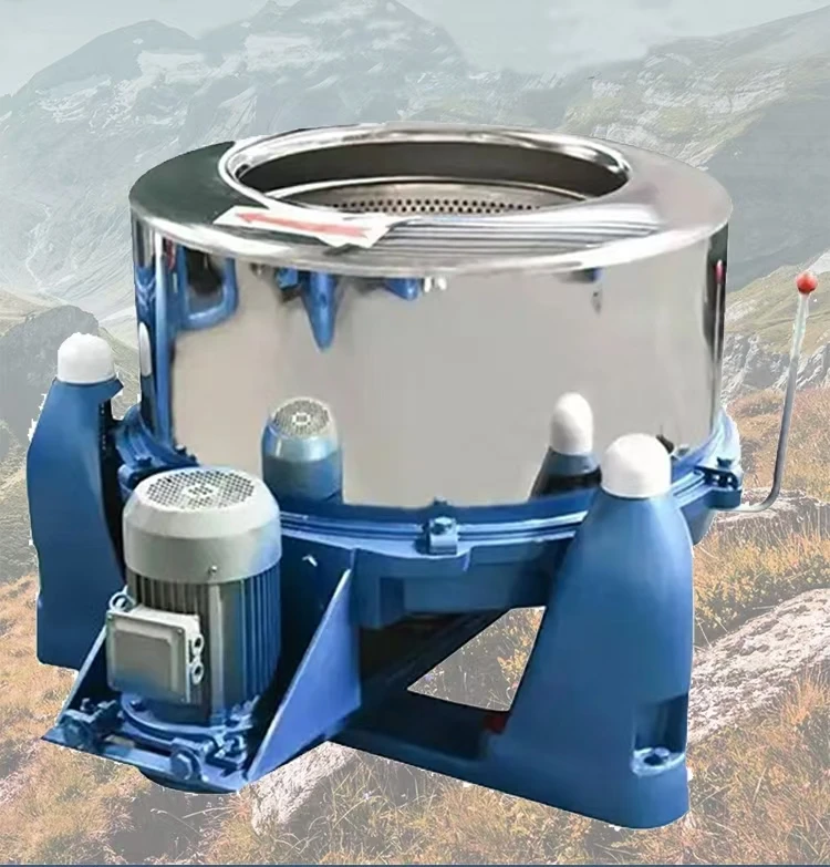 Centrifugal vegetable rotary dehydration small fried food dehydration machine