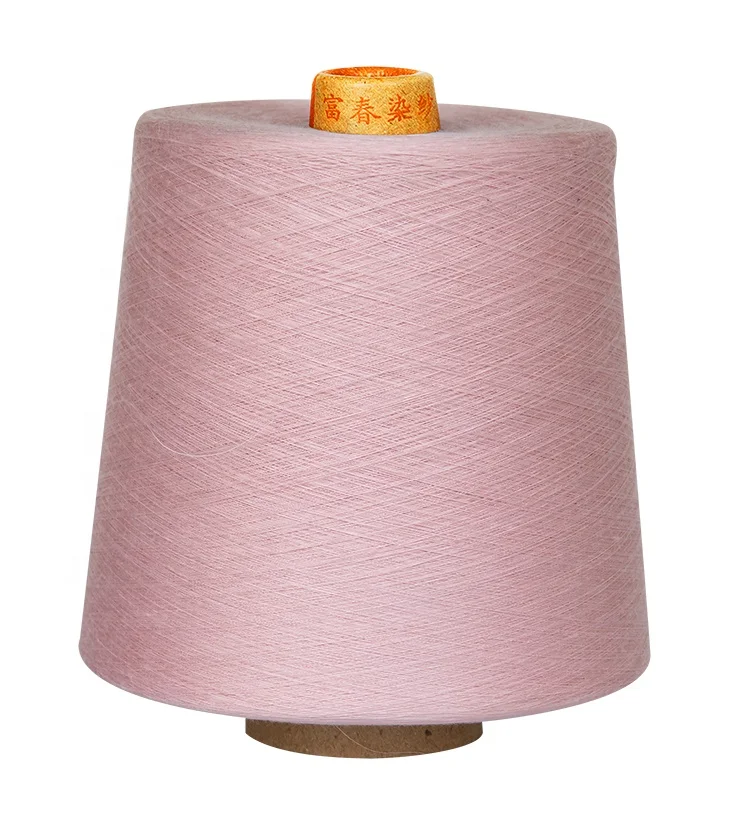 ne 30/2 cotton combed yarn  combed gassed mercerized cotton yarn for sweater with multi color