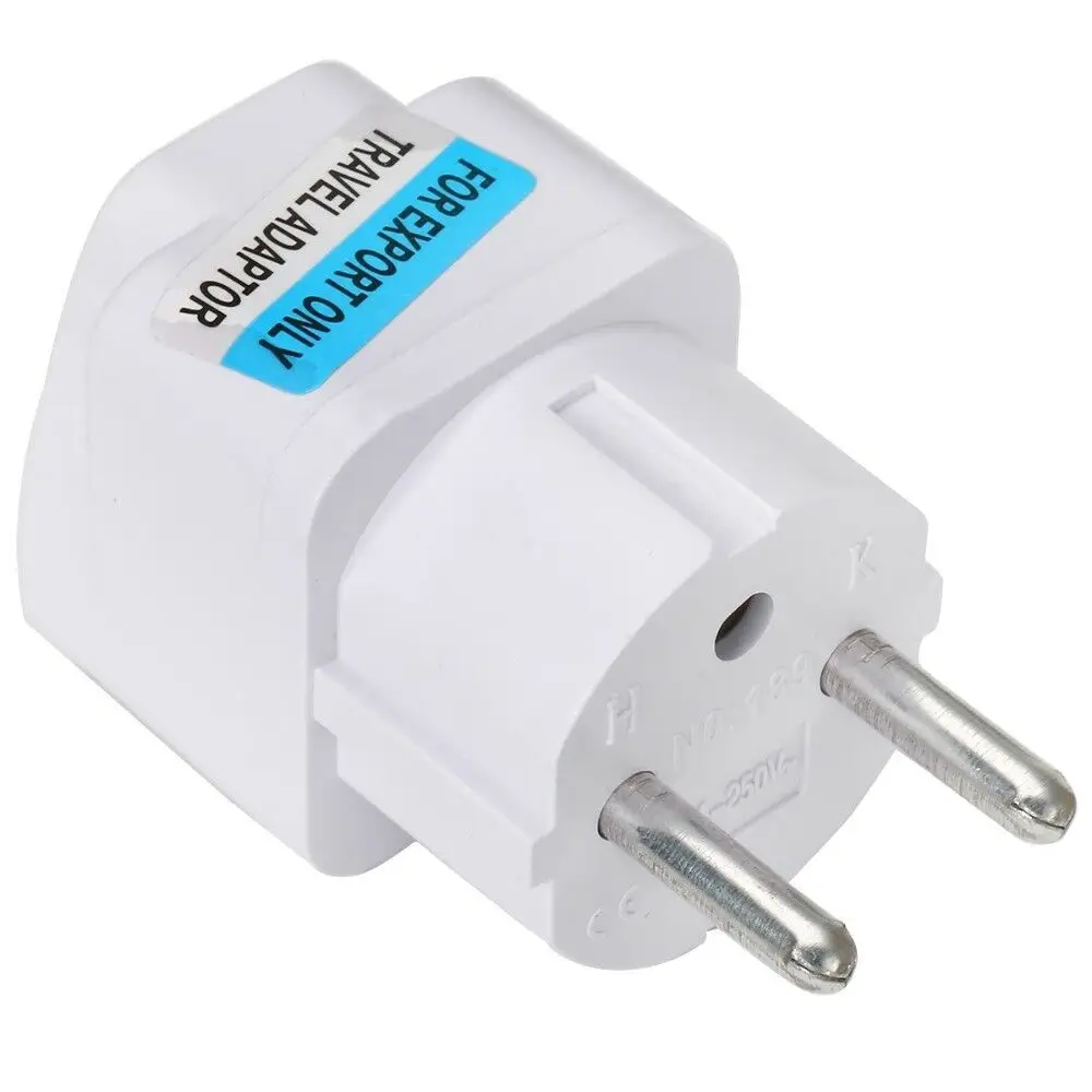 Spain Travel Adapter Plug Type E Type F European Chargers for Cell Phones