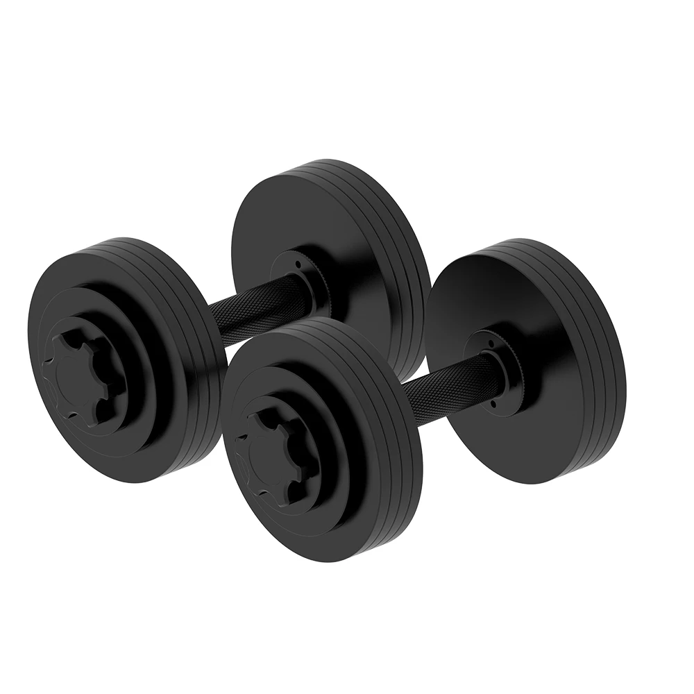 New style adjustable nylon dumbbell, portable dumbbells, home fitness for body building 20kg weight