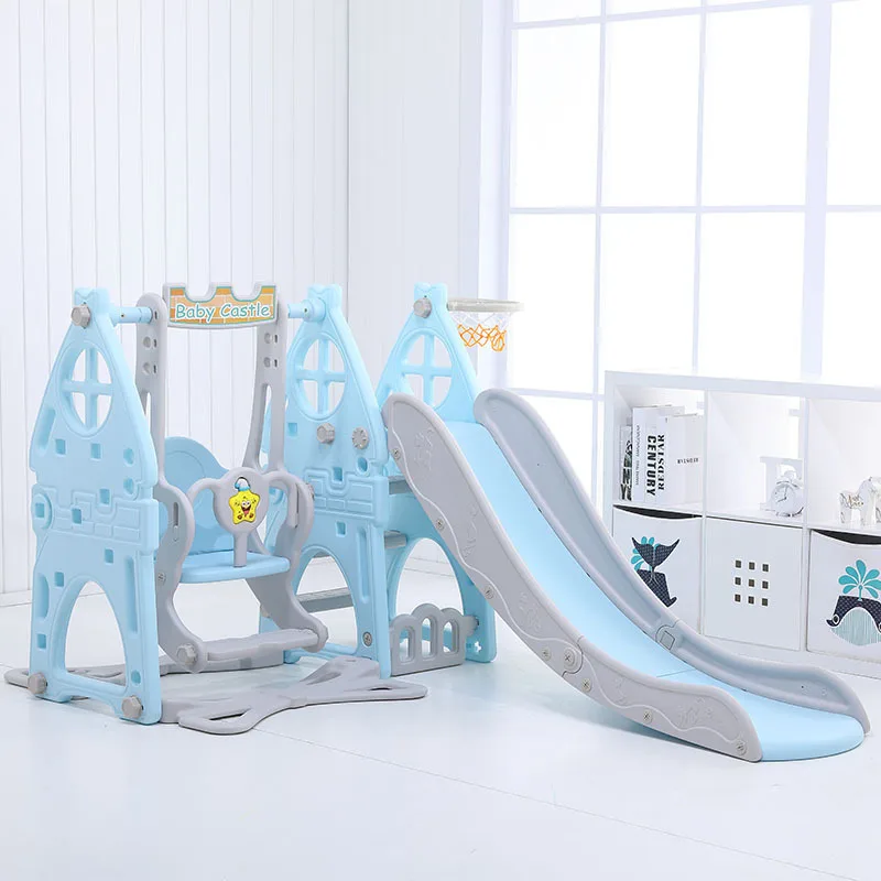 
Feelkids Indoor Animal Theme Theme Children Plastic Swing And Slide 