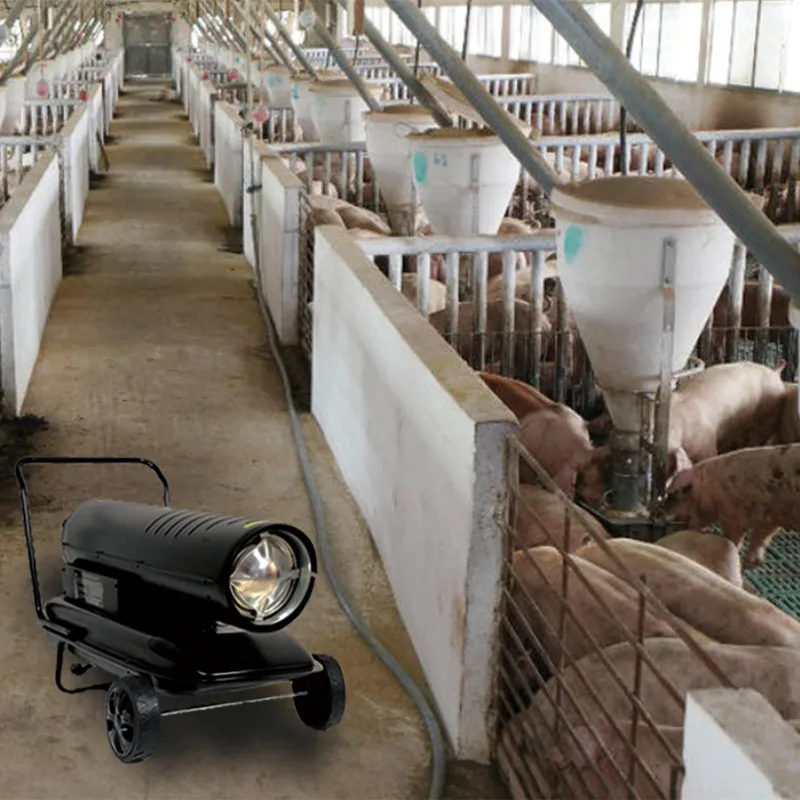 ZOBO ZB-K215 63 кВт, Тепличный дизельный керосиновый воздухонагреватель с CE ETL