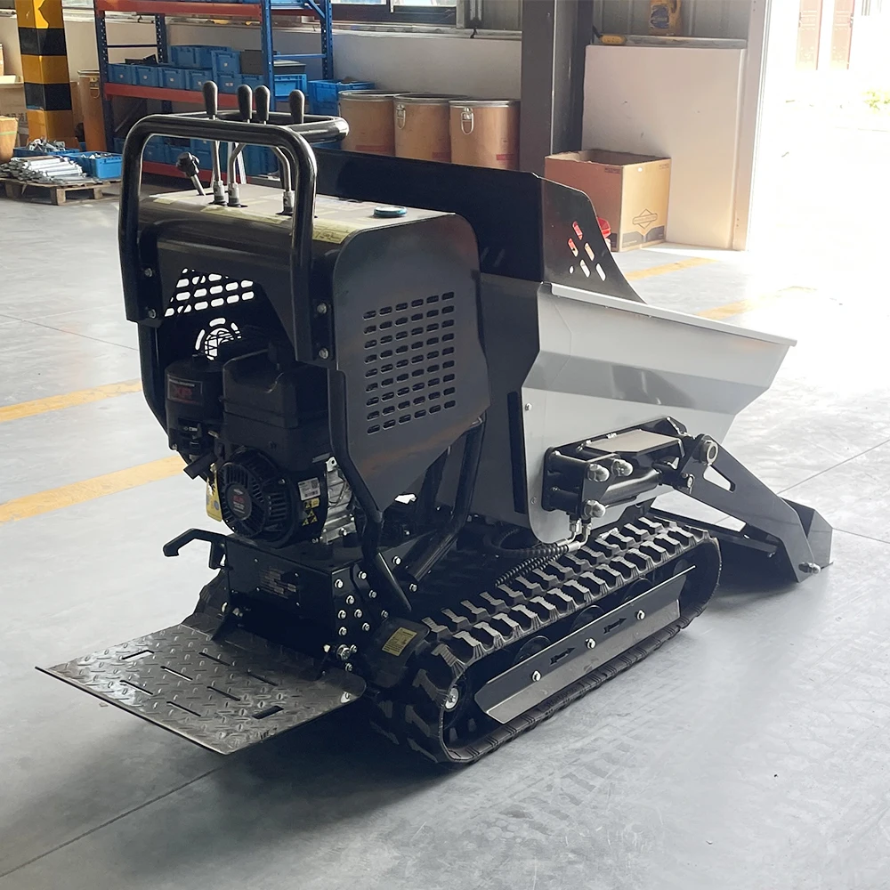 Free Shipping Dumper Crawler Dumper Truck Mini Tracked Dumper Hydraulic Diesel Mini Dump Truck Transporter