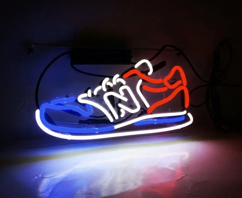 Decorative Custom Light Glass Tube flex led neon lamp Pvc Silicone Glass Neon Sign Neon Sneaker Sign