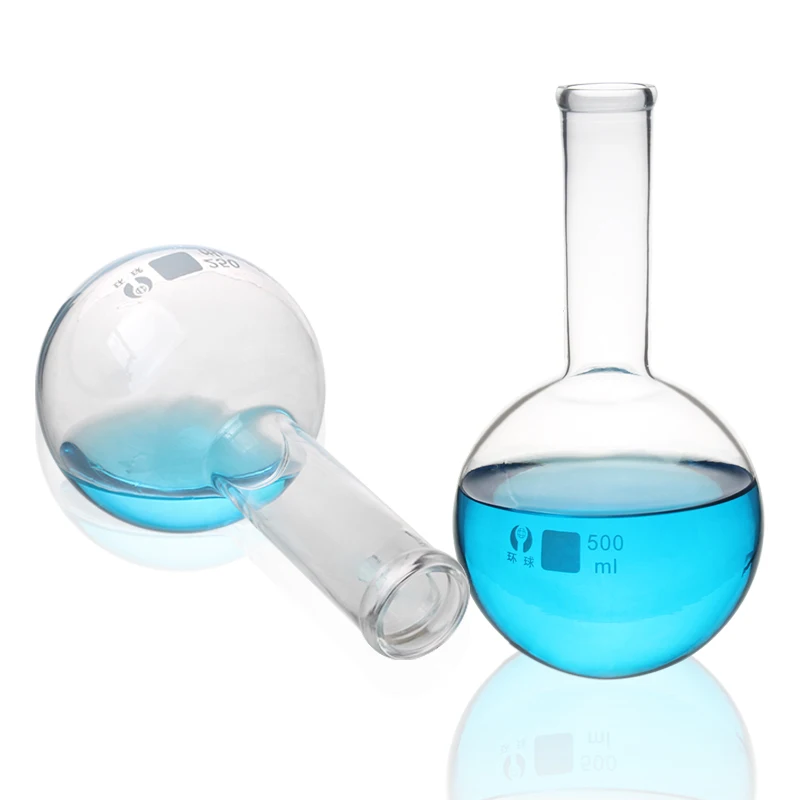 
New Learning Tools Glass Flask Human Teaching Aids Transparent With Long Neck 