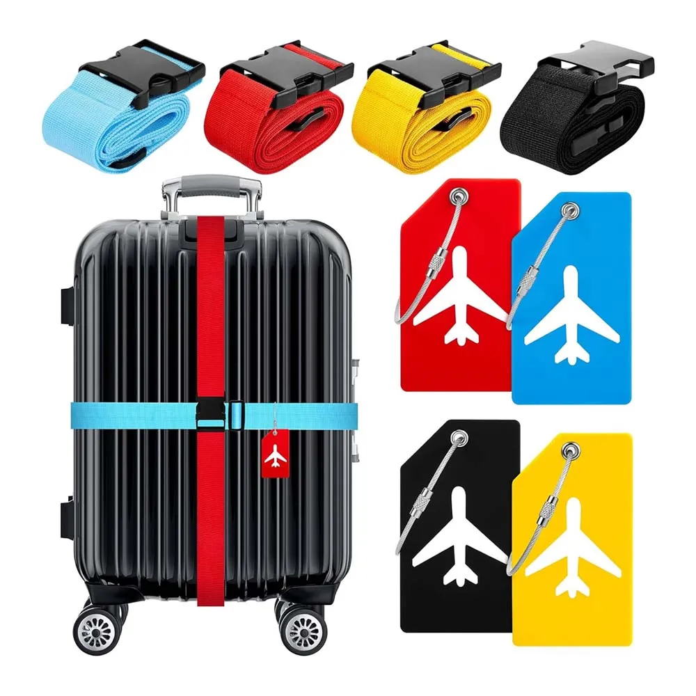 Travel Accessories Can Be Adjusted Luggage  Belt Suitcase Lock Buckle Strap Travel custom luggage strap