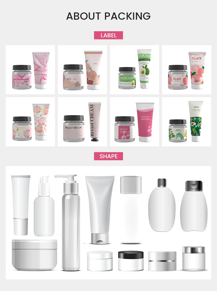 Boobs Enlargement Cream Women Hip Lift Up Massage Herbal Big Butt Enhancement Cream