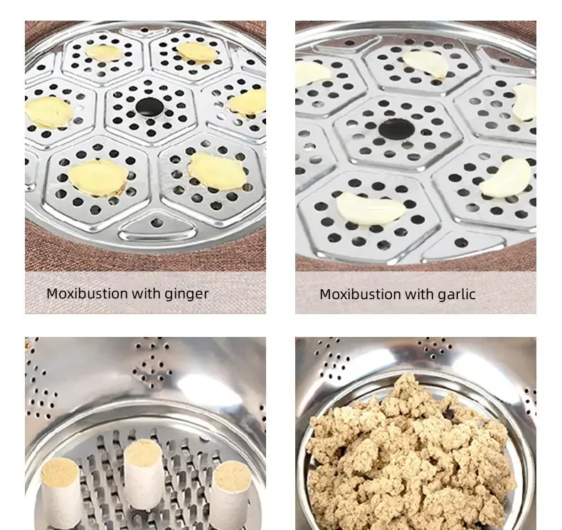 Moxibustion Sit Back Multi-functional Chinese Moxabustion Moxa Cone Burner Device Smokeless Home Use Seat