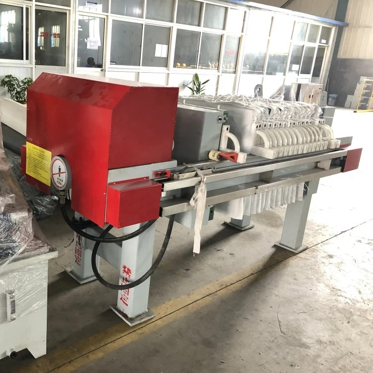 Oily sewage sludge dewatering machine plate and frame filter press equipment