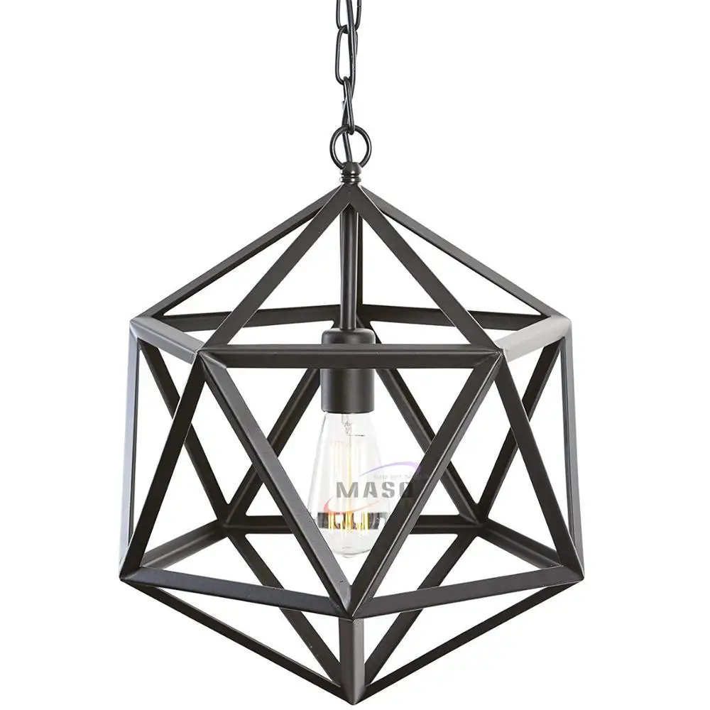 most popular products iron hexagon ceiling led light