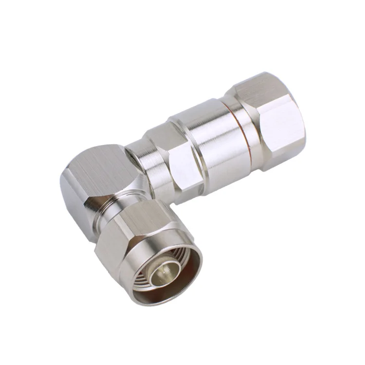 RF N Male Connector Right Angle Connector N-Male For 1/2 Coaxial Cable